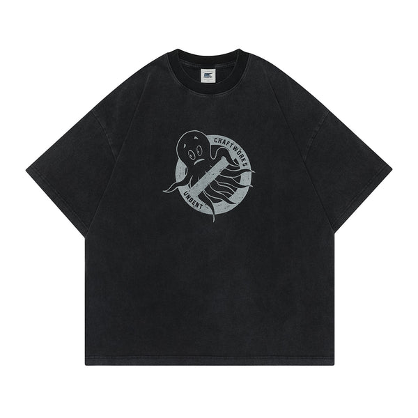 【280G】Distressed octopus print T - shirt N3579 - NNine