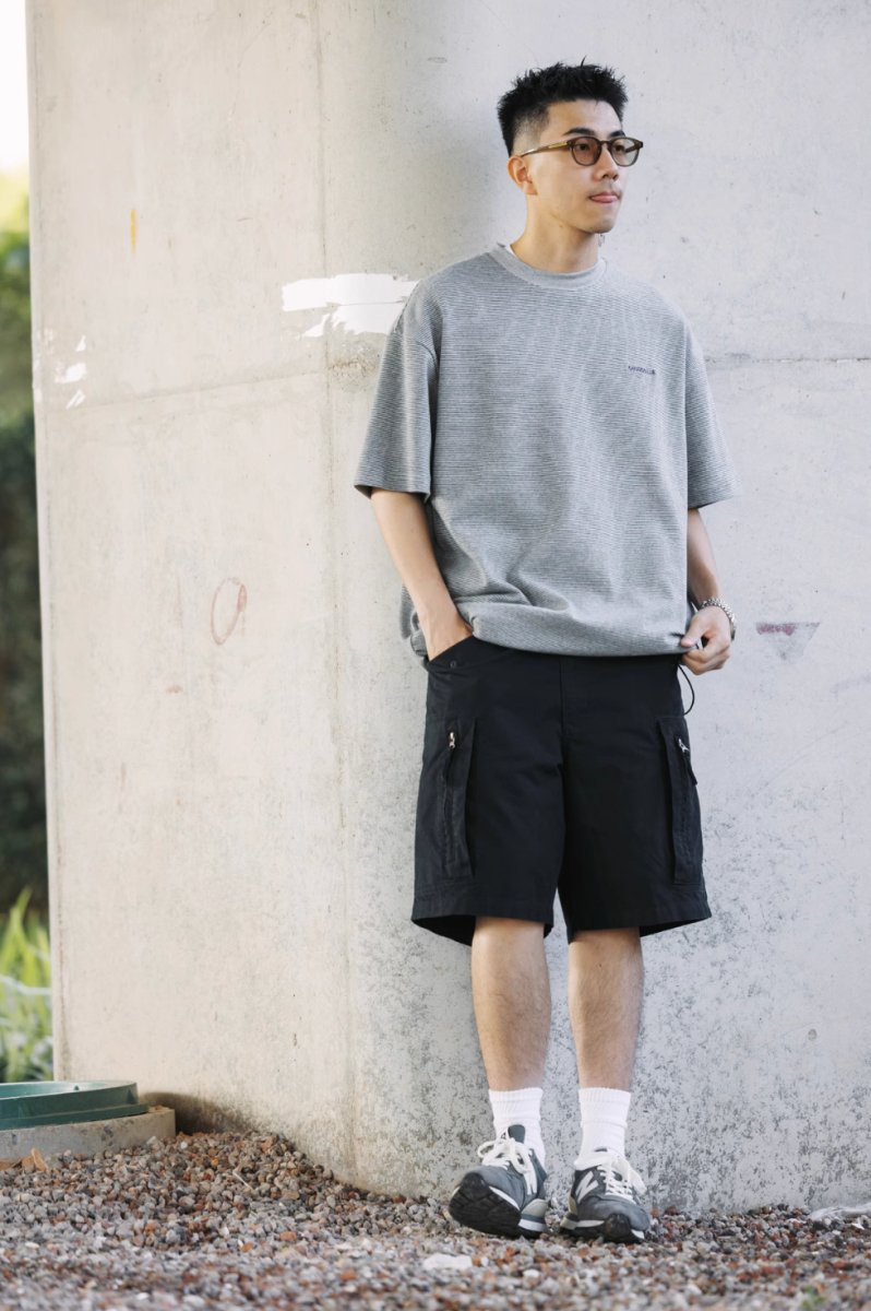 【280G】Drawcord border T - shirt N3979 - NNine