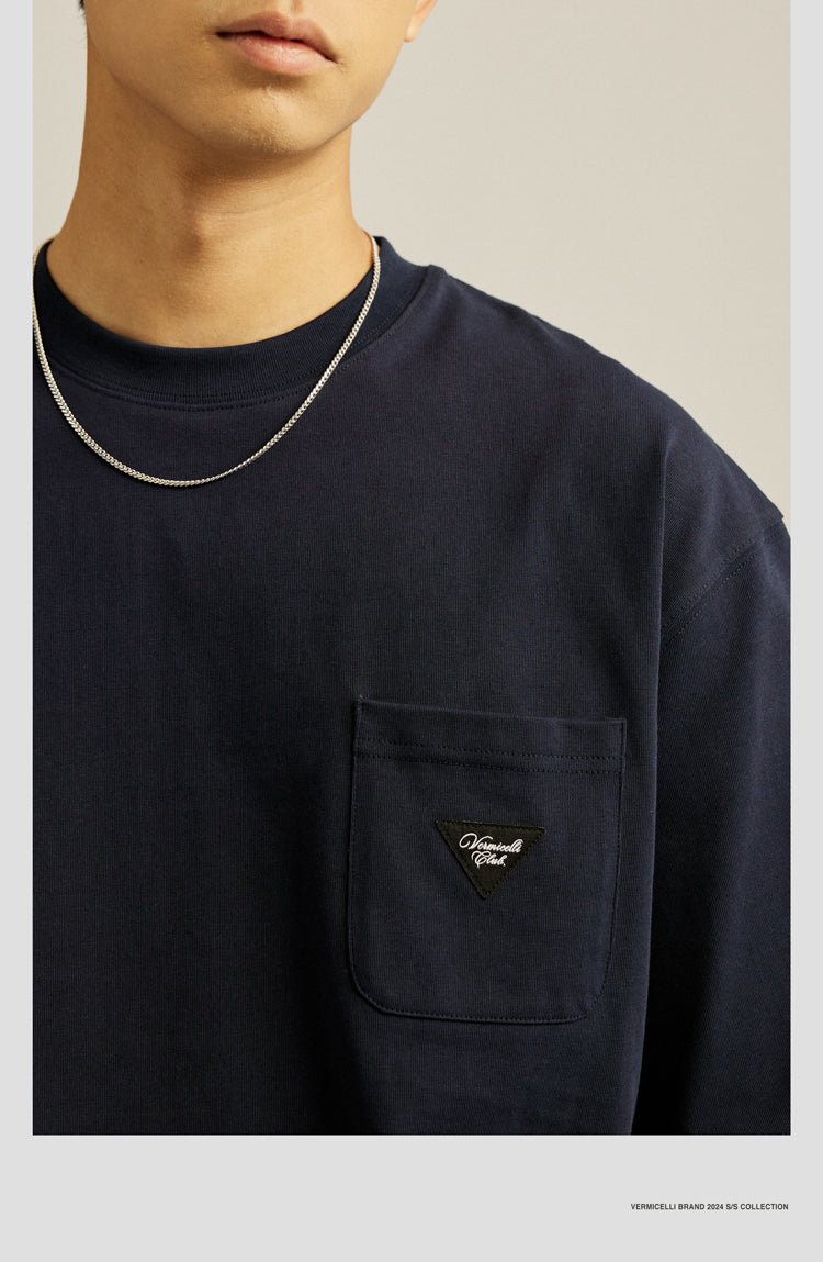 【280G】pocket logo t-shirt N3460 - NNine