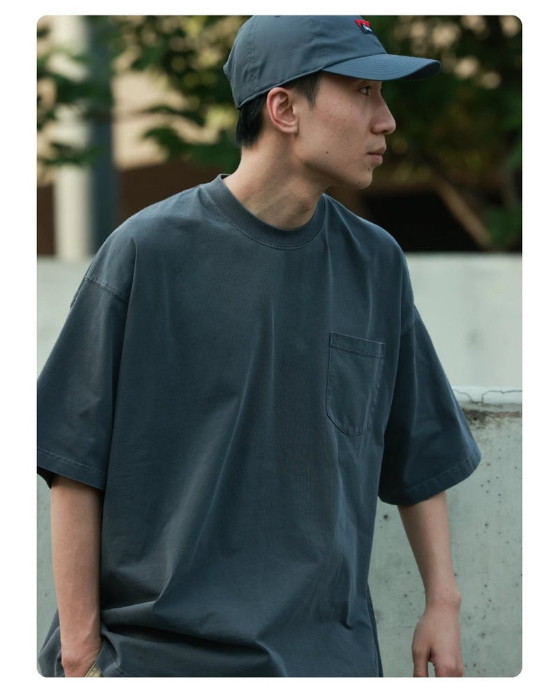 【280G】retro pocket t - shirt N3843 - NNine