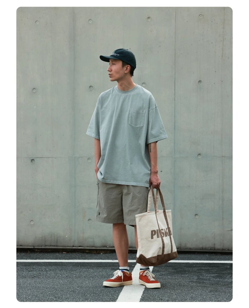 【280G】retro pocket t - shirt N3843 - NNine