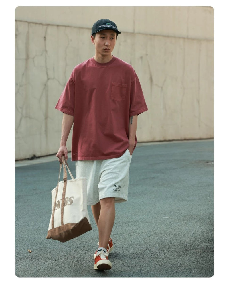 【280G】retro pocket t - shirt N3843 - NNine