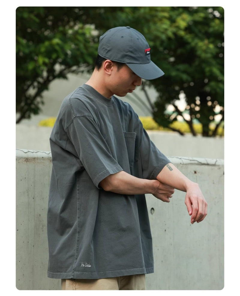 【280G】retro pocket t - shirt N3843 - NNine