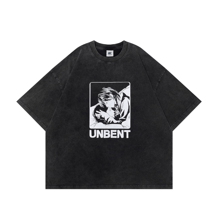【280G】Retro washed print T-shirt N5149 - ファッション通販 NNine(ナイン)