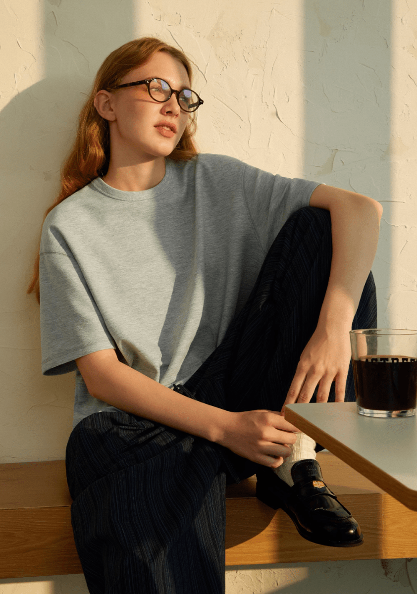 【280G】textured t-shirt N5132 - ファッション通販 NNine(ナイン)