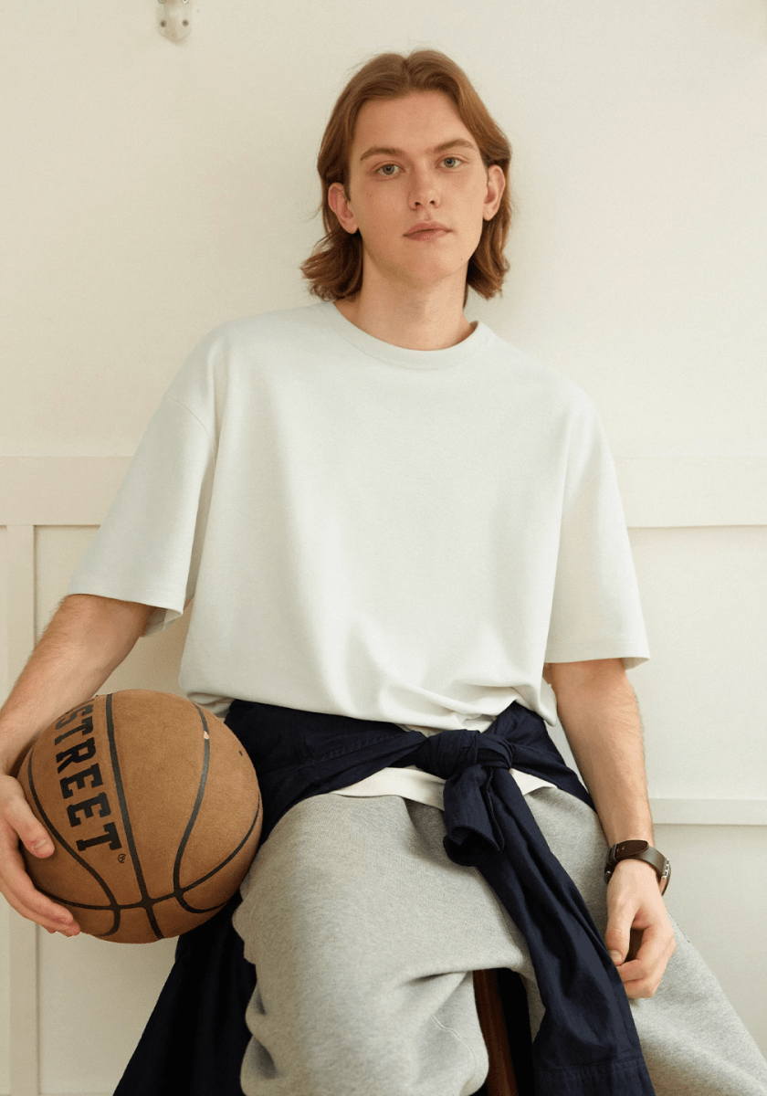 【280G】textured t-shirt N5132 - ファッション通販 NNine(ナイン)