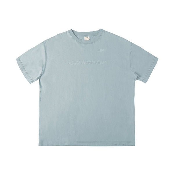 【290G】Distressed wash T-shirt N3426 - NNine