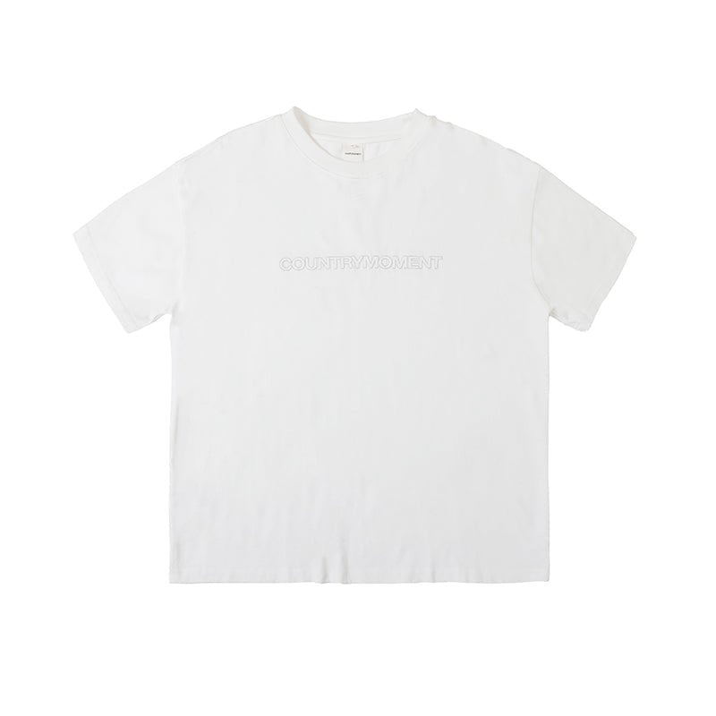 【290G】Distressed wash T-shirt N3426 - NNine
