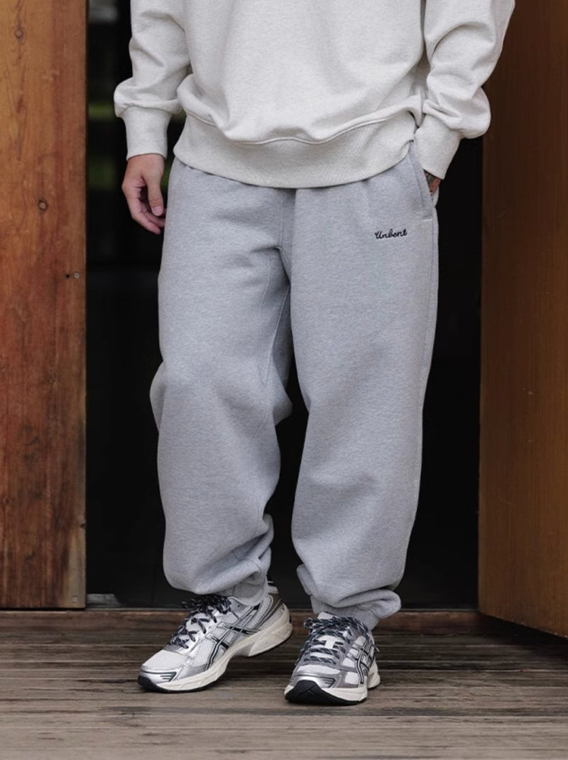 【裏地2タイプ】logo sweatpants N4397 - NNine