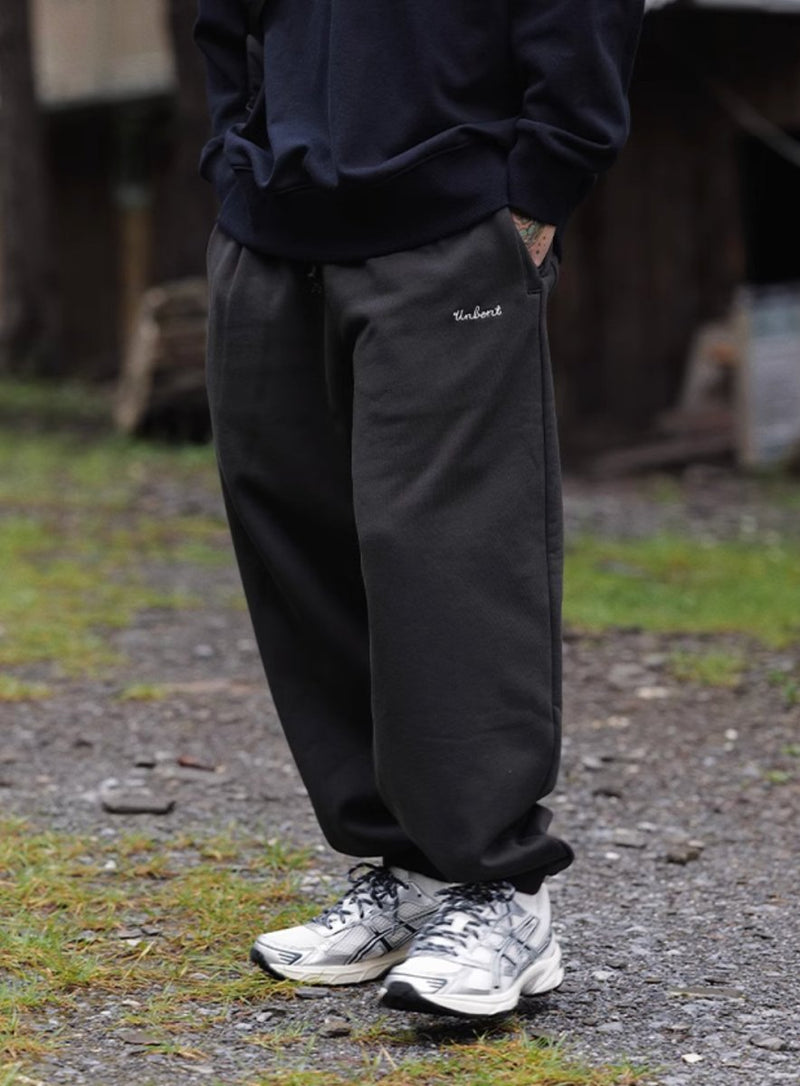 【裏地2タイプ】logo sweatpants N4397 - NNine