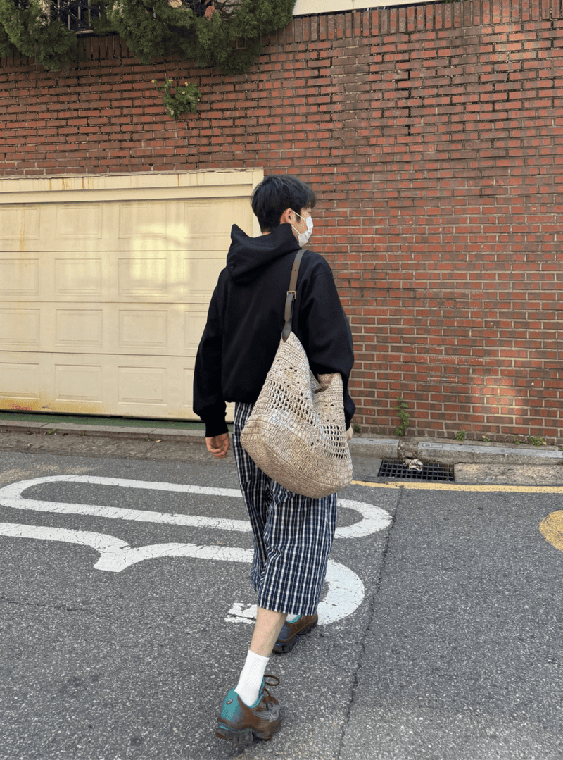 2WAY 仕様 ディタチャブルチェックワイドパンツ / Detachable Wide Pants N5517 - ファッション通販NNine（ナイン）