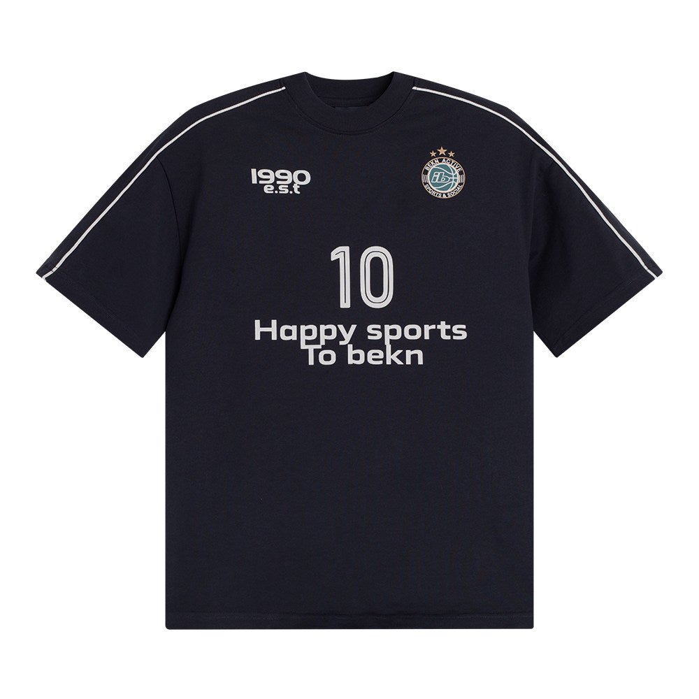 300g コットン フットボール グラフィックTシャツ　N6913 - ファッション通販NNine（ナイン）