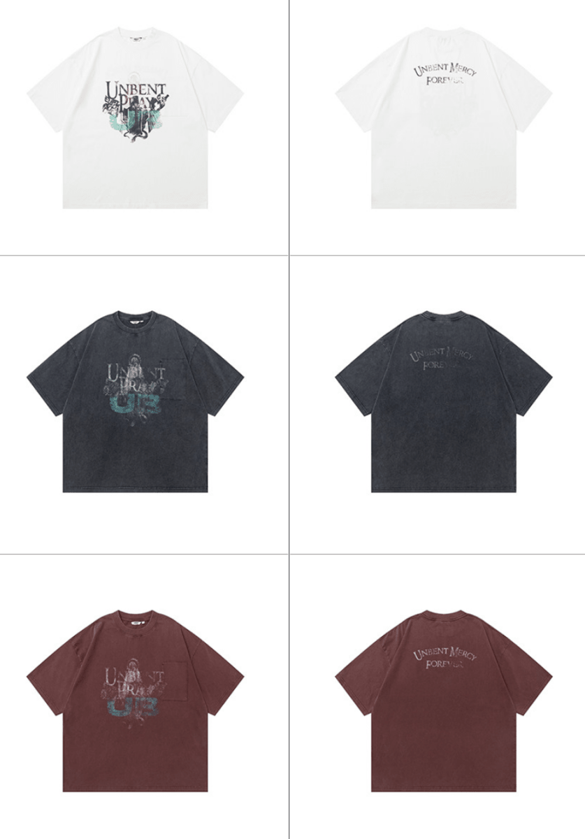 コットン300g サンドウォッシュ グラフィックTシャツ N7073 - ファッション通販NNine（ナイン）