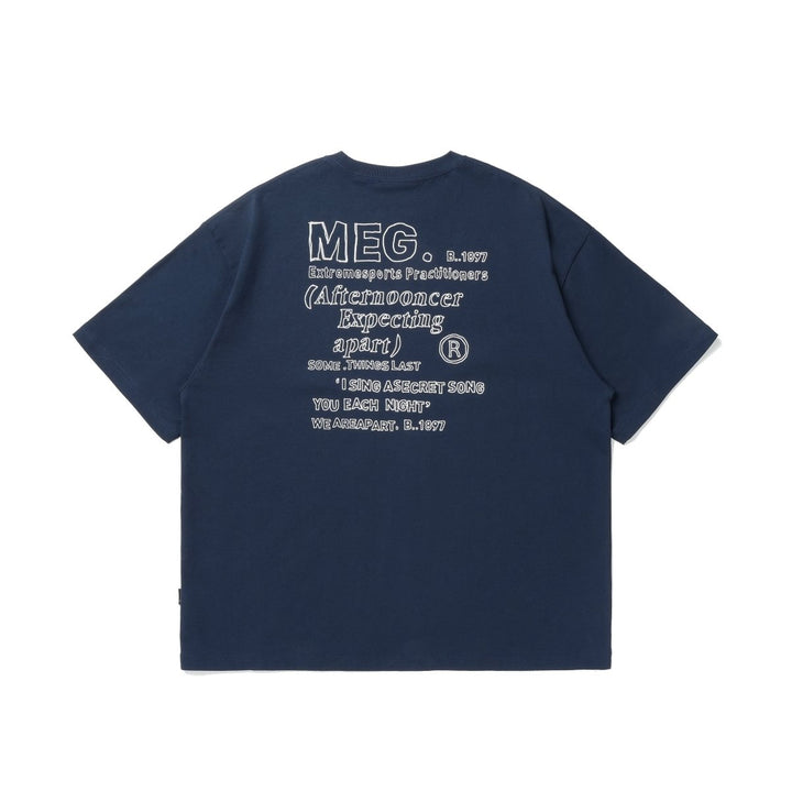 【300G】back print t - shirt N3601 - NNine