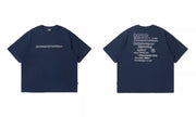 【300G】back print t - shirt N3601 - NNine