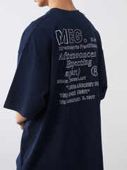 【300G】back print t - shirt N3601 - NNine