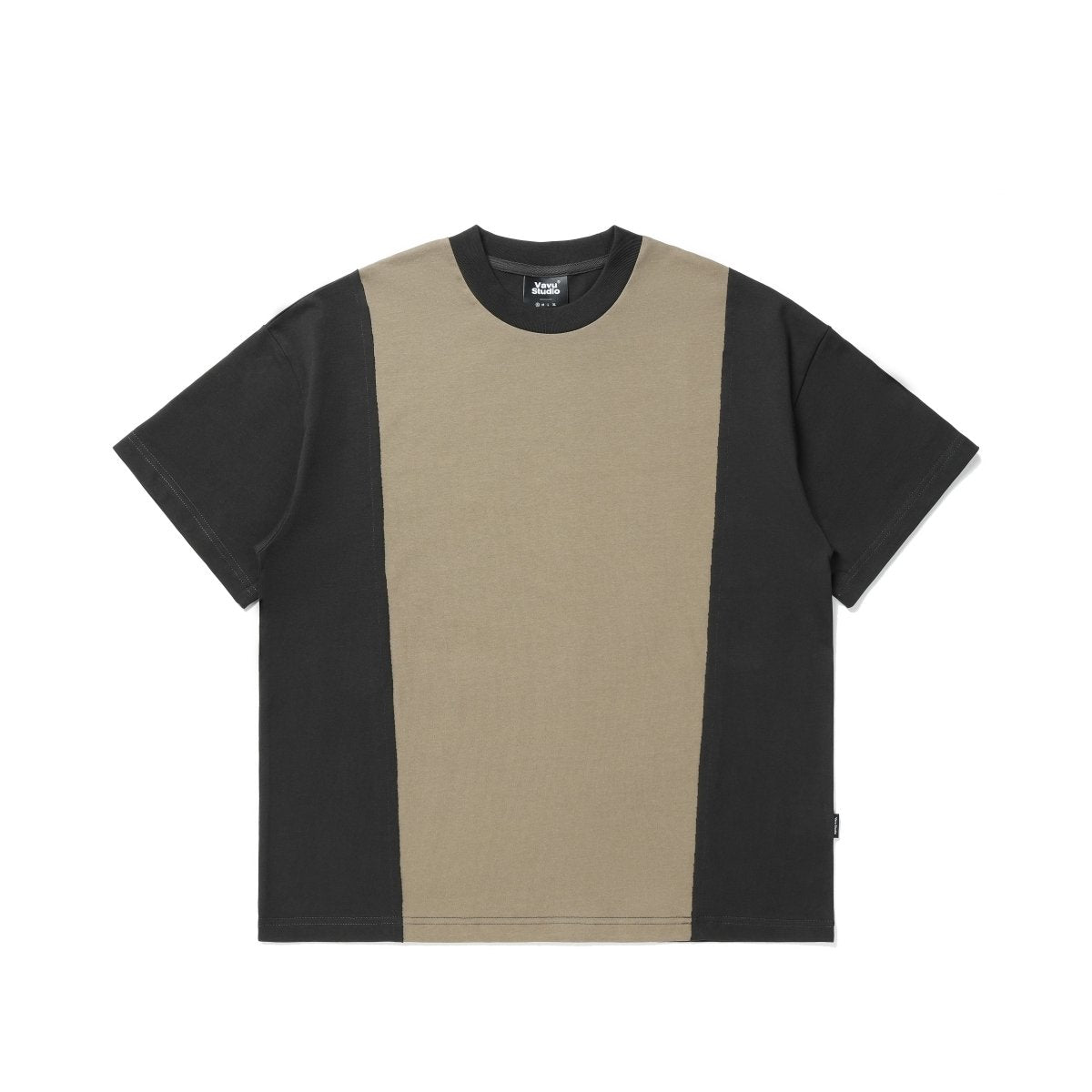 【300G】contrast t-shirt N3433 - NNine
