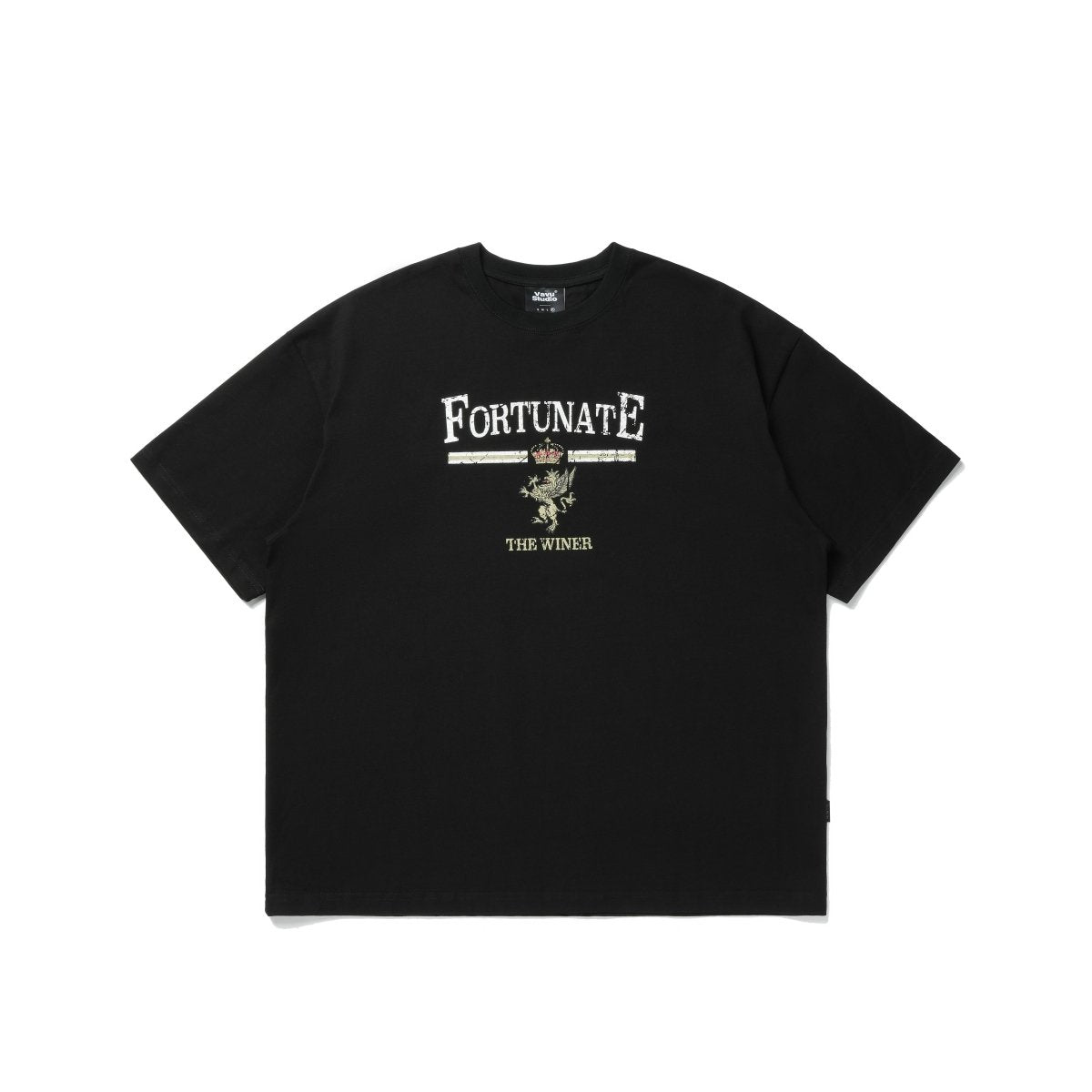 【300G】Distressed printed T - shirt N3639 - NNine