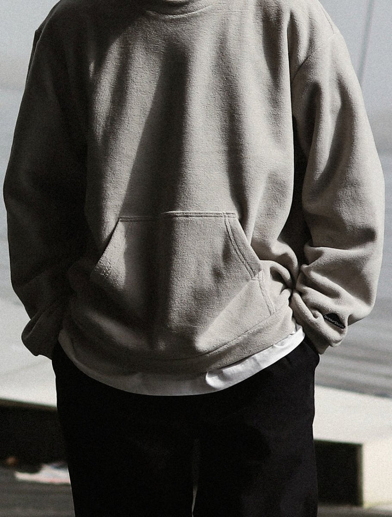 300G【両面フリース】front pocket sweatshirt N4730 - NNine