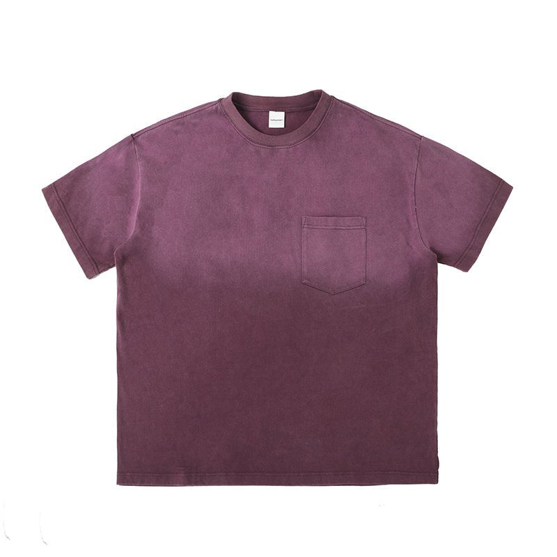 【300G】Heavyweight faded design T-shirt　N3428 - NNine