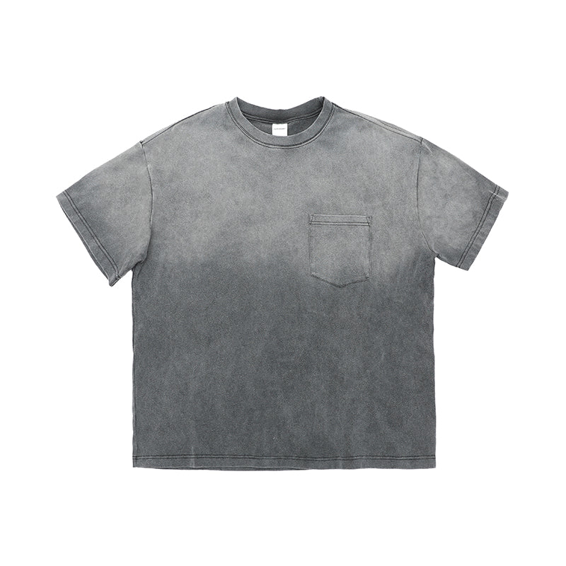 【300G】Heavyweight faded design T-shirt　N3428 - NNine