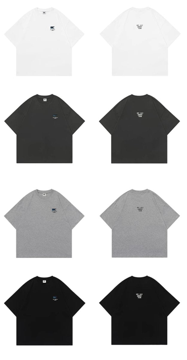 【300G】logo print t-shirt N3366 - NNine