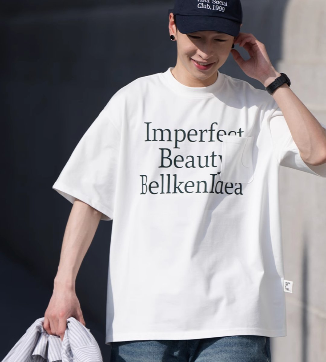 【300G】pocket short sleeve t-shirt N3330 - NNine