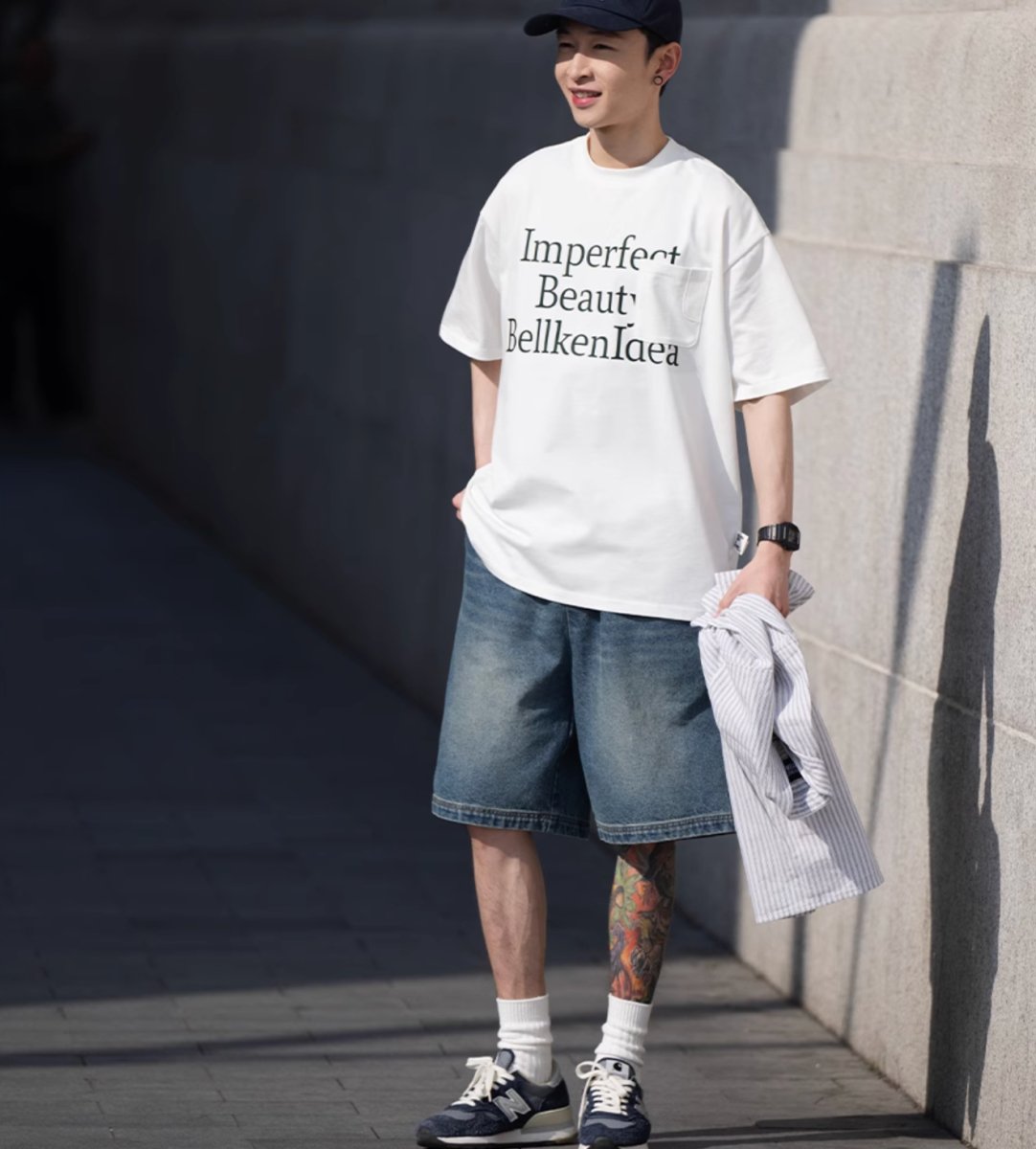 【300G】pocket short sleeve t-shirt N3330 - NNine
