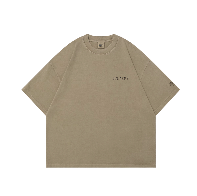 【300G】WASH ARMY PRINT T - SHIRT N5214 - ファッション通販 NNine(ナイン)