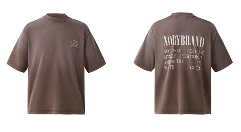 【305G】Damaged gradation T - shirt N3901 - NNine