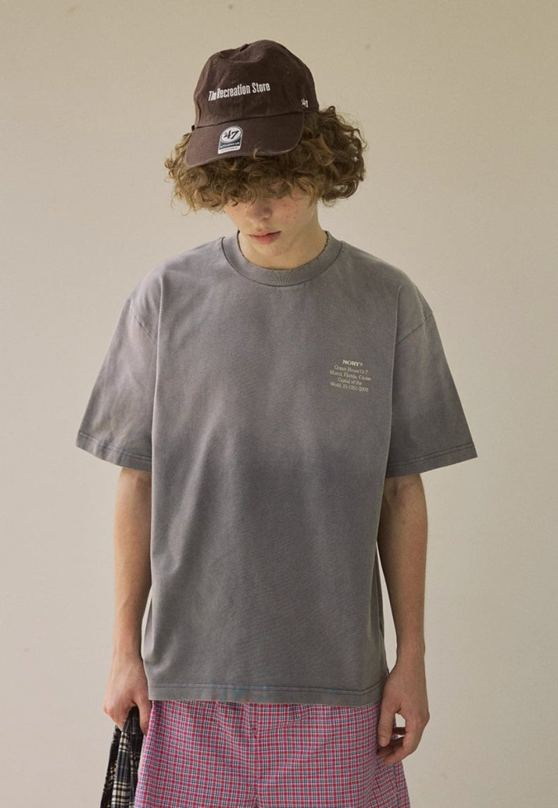 【305G】Damaged gradation T - shirt N3901 - NNine