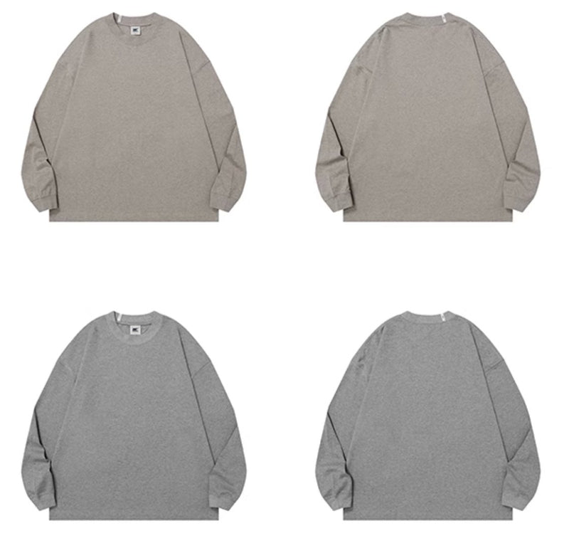 【305G】Long sleeve heavy base T-shirt / 超長綿ロンT N4407 - NNine