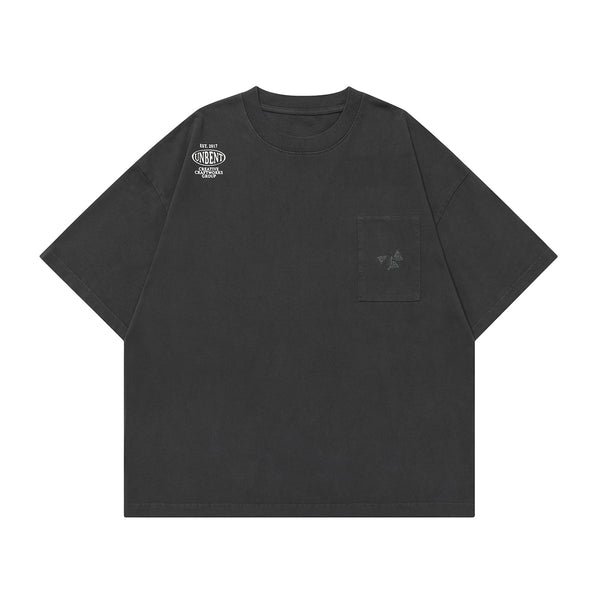 【310G】Side pocket big T - shirt / ポケット付きTシャツ N3750 - NNine