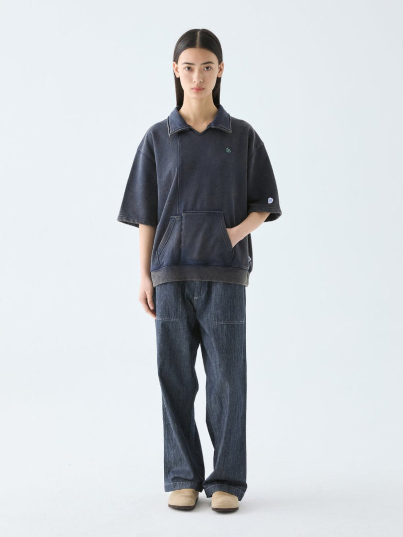 【325G】front pocket polo shirt / ウォッシュポロシャツ N3830 - NNine