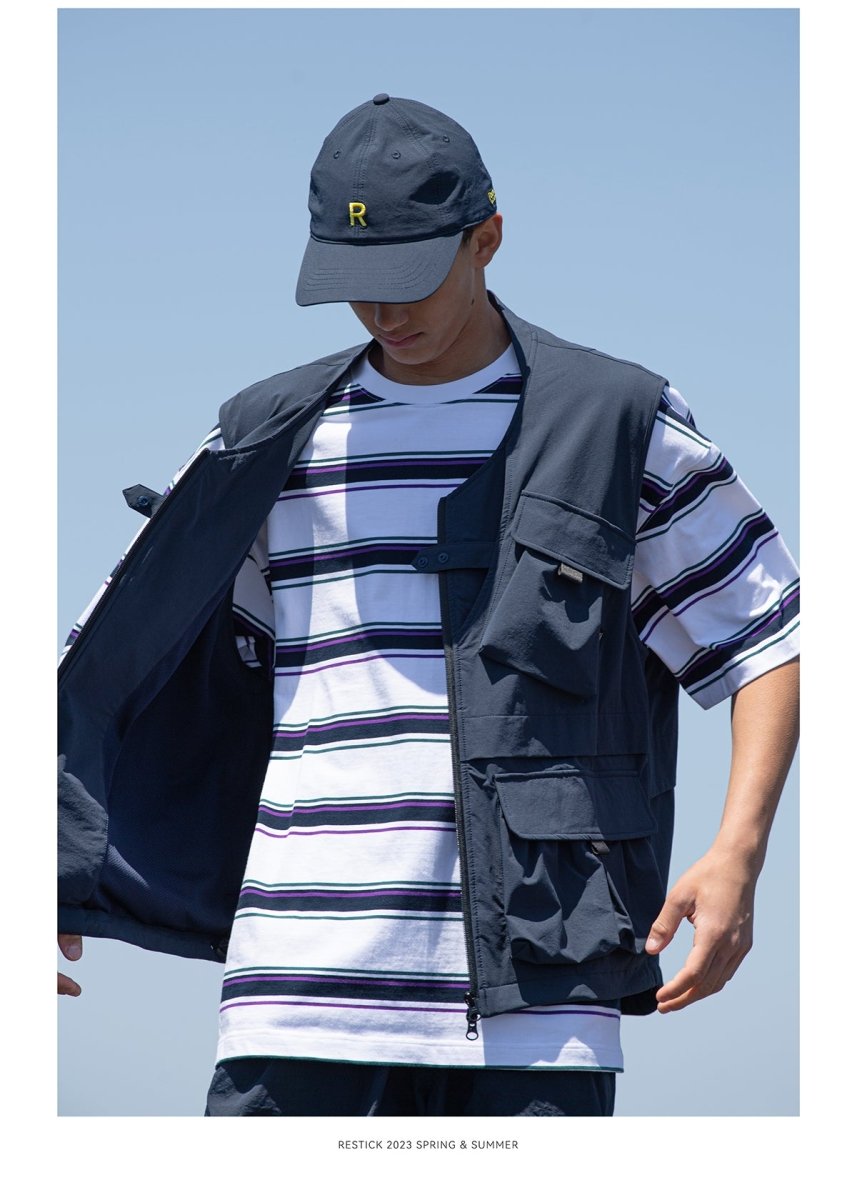 【330G】Basic border T / ボーダー柄Tシャツ N3742 - NNine