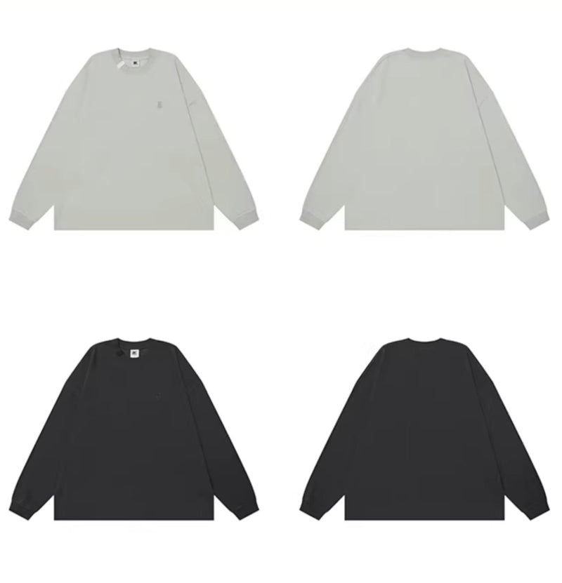 【350G】Retro waffle long sleeve T-shirt / ワッフルロンT N4082 - NNine