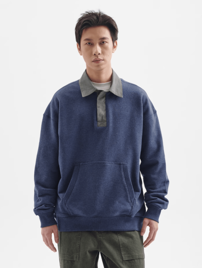 【375G】retro rugby polo shirt N5094 - ファッション通販 NNine(ナイン)