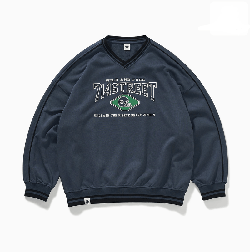 【390G】college football sweatshirt N4813 - NNine