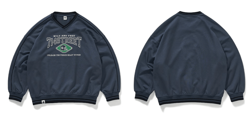 【390G】college football sweatshirt N4813 - NNine