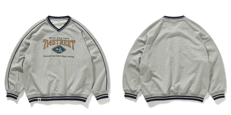 【390G】college football sweatshirt N4813 - NNine