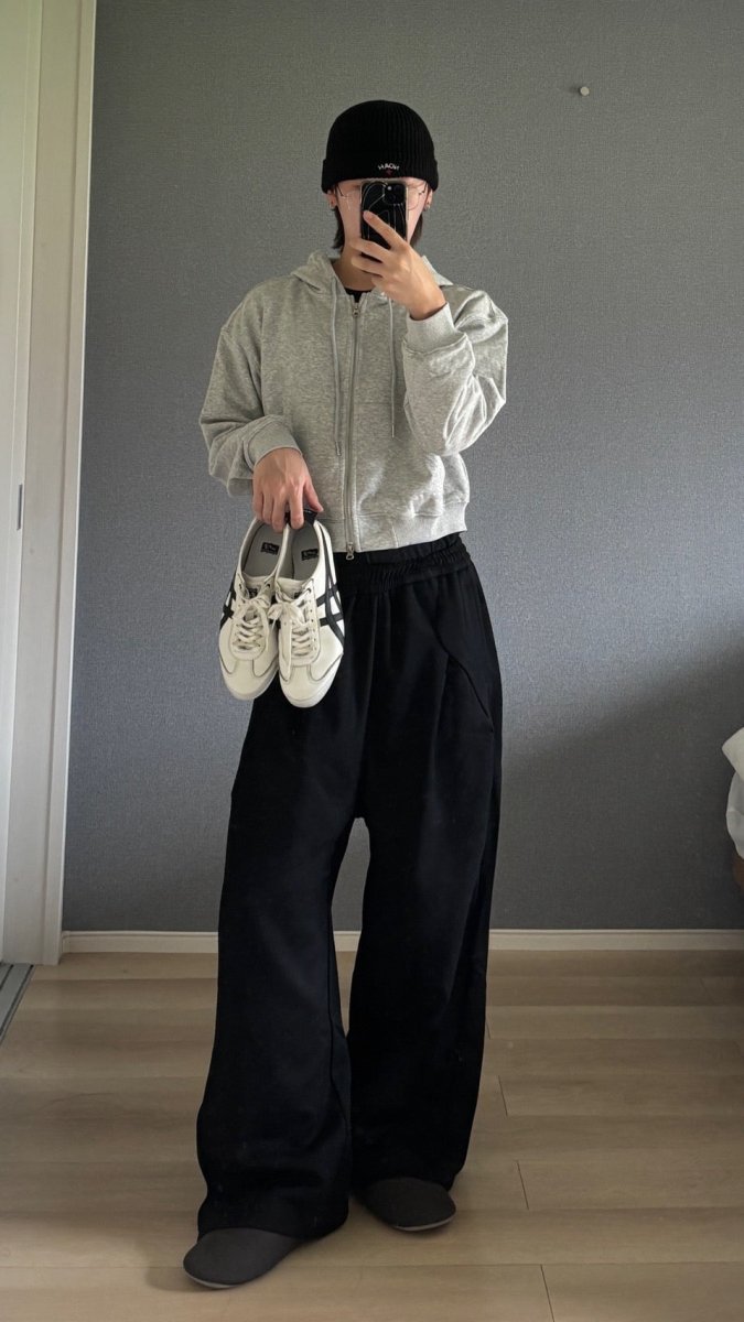 3Dカーブ・ワイドバルーンスウェットパンツ MK004 - ファッション通販NNine（ナイン）