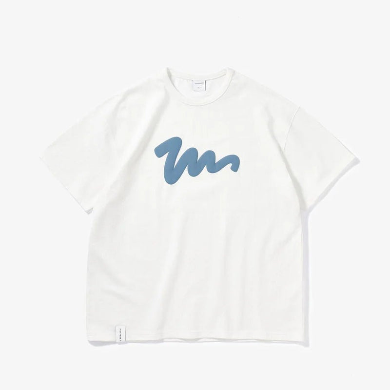 3Dフォーム スクリプトロゴTシャツ SI - 001 - ファッション通販NNine（ナイン）