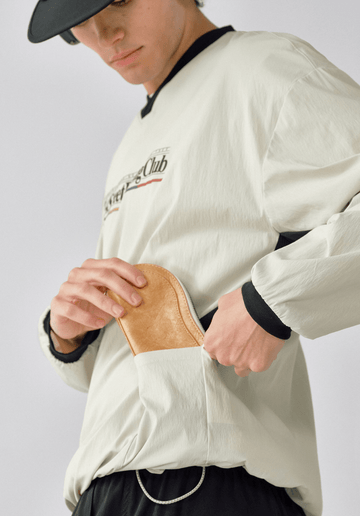 速乾 Vネック ナイロン プルオーバー 長袖 3M