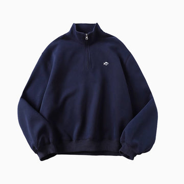 400G】half zip sweatshirt / 短丈ハーフジップスウェット N4499