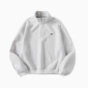 【400G】half zip sweatshirt / 短丈ハーフジップスウェット N4499 - NNine