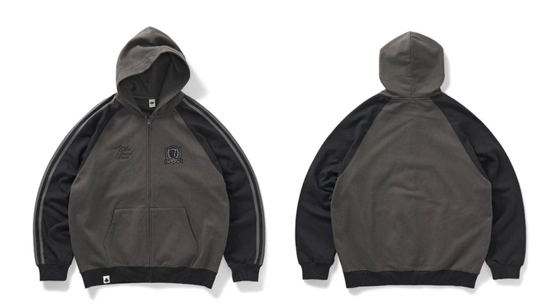 【420G】zip up hoodie / カレッジ風ヘビーウェイトフーディ N4101 - NNine