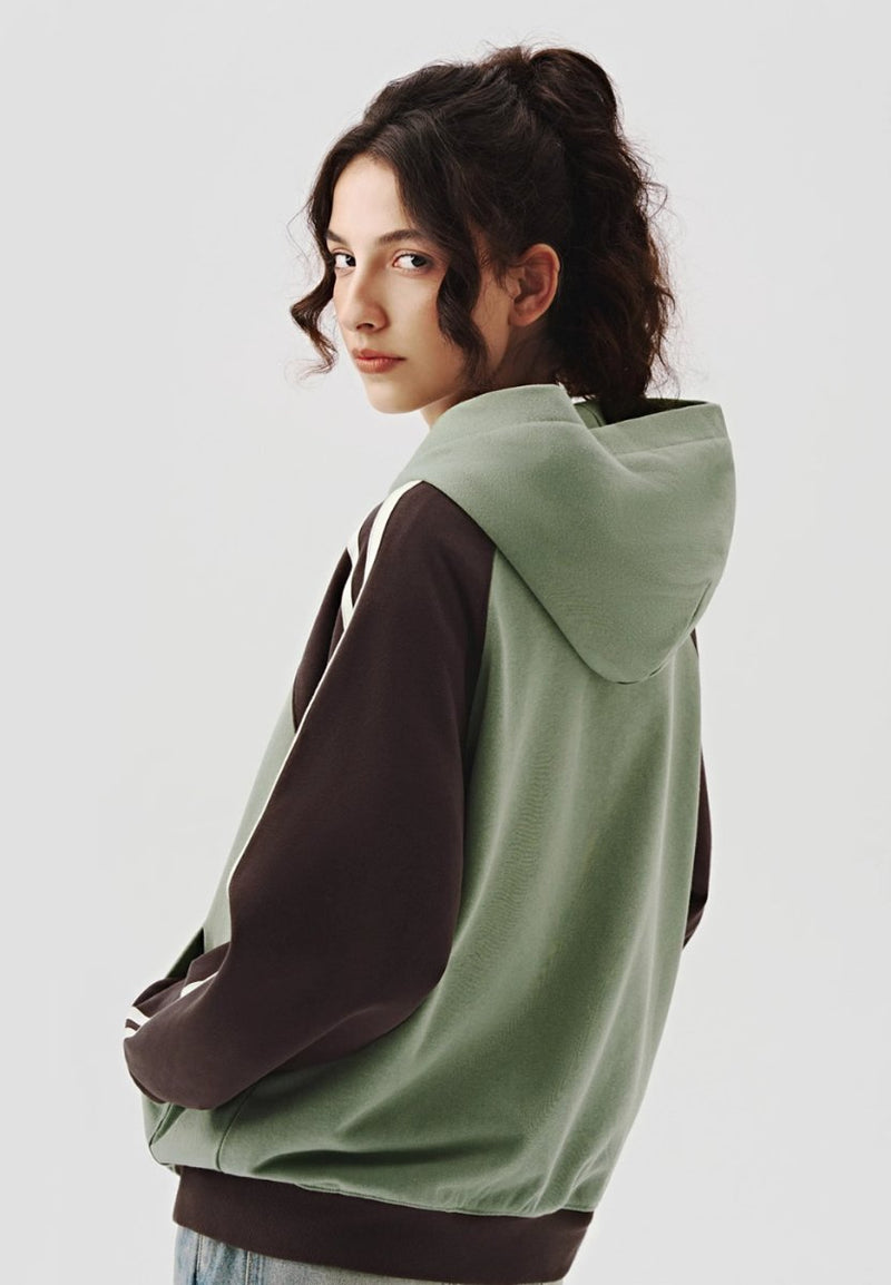 【420G】zip up hoodie / カレッジ風ヘビーウェイトフーディ N4101 - NNine