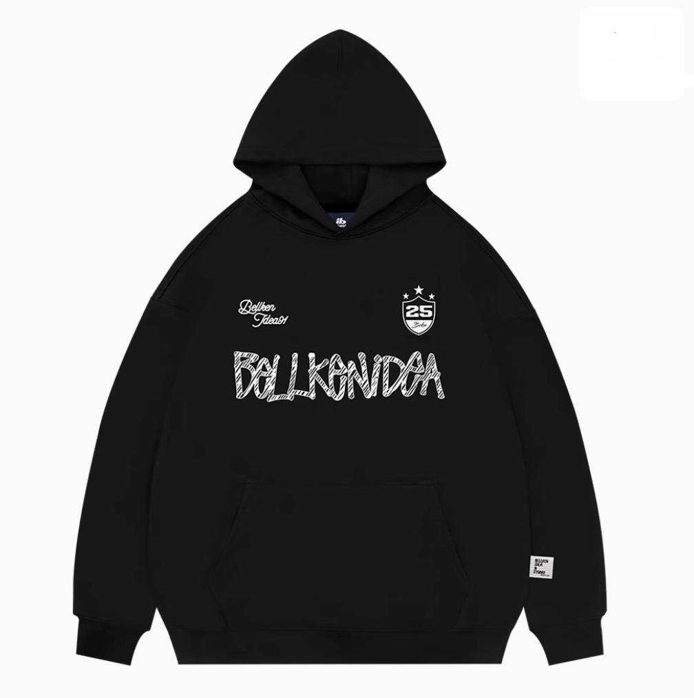 【445G】BELLKENIDEA logo print hoodie N5113 - ファッション通販 NNine(ナイン)