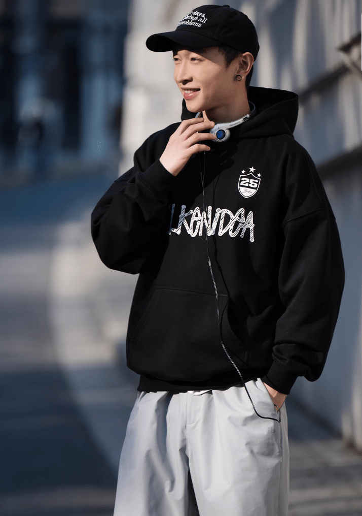 【445G】BELLKENIDEA logo print hoodie N5113 - ファッション通販 NNine(ナイン)