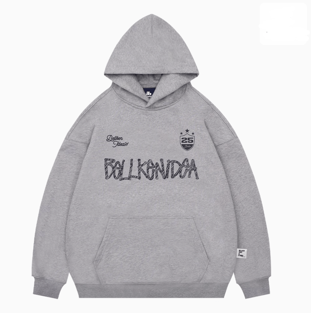 【445G】BELLKENIDEA logo print hoodie N5113 - ファッション通販 NNine(ナイン)